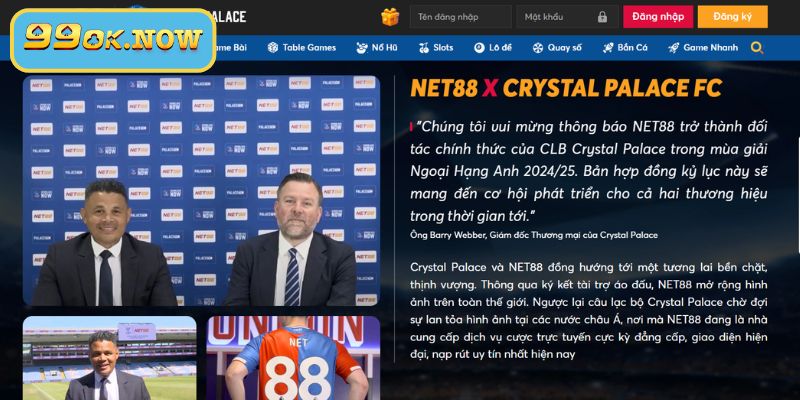 Chiến Lược Truyền Thông Của NET88 Sau Hợp Tác Với Crystal Palace F.C Ghi Dấu Ấn Toàn Cầu 3 Chiến dịch mạng xã hội